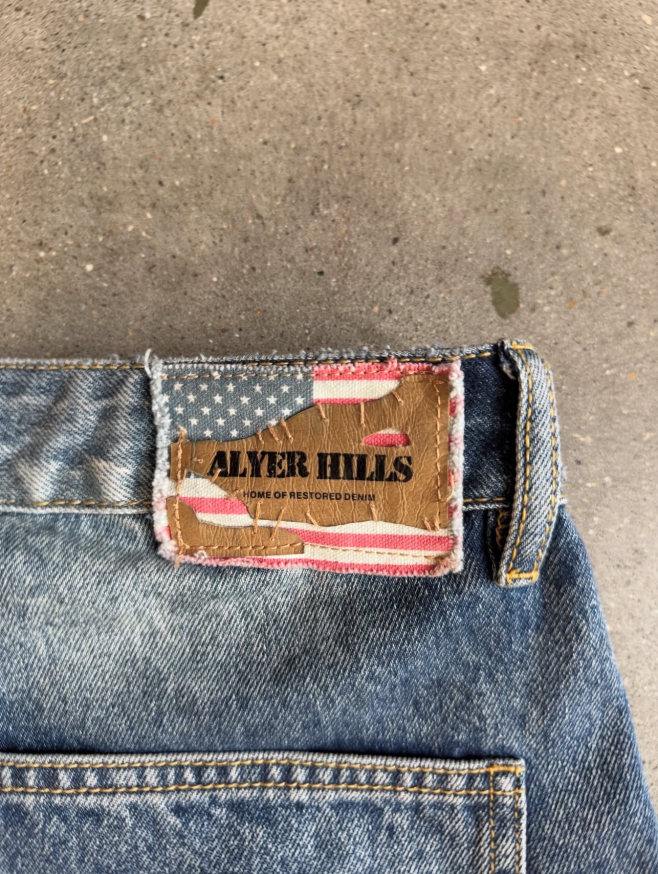 BLANK RESTORED DOUBLE KNEE JORTS