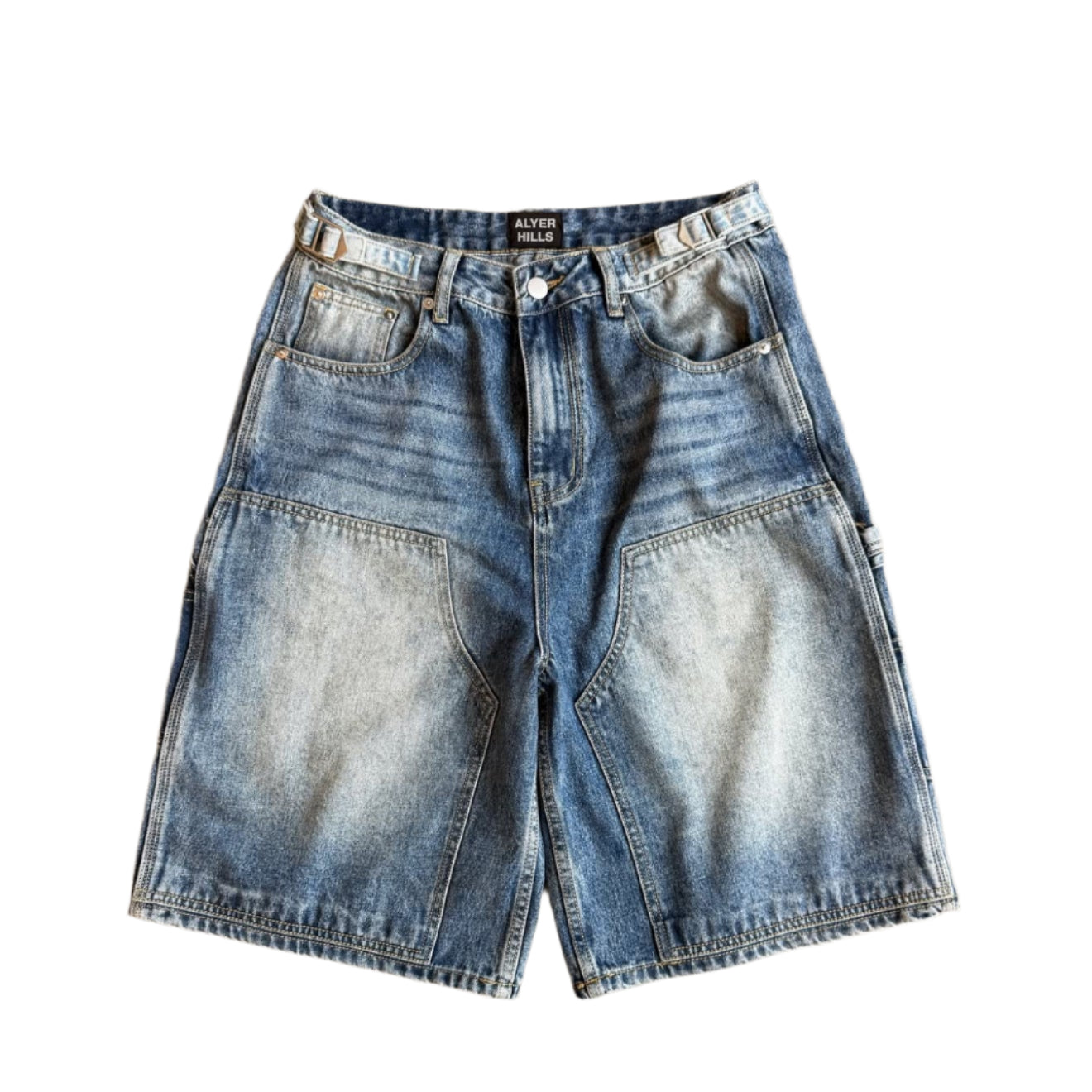 BLANK RESTORED DOUBLE KNEE JORTS